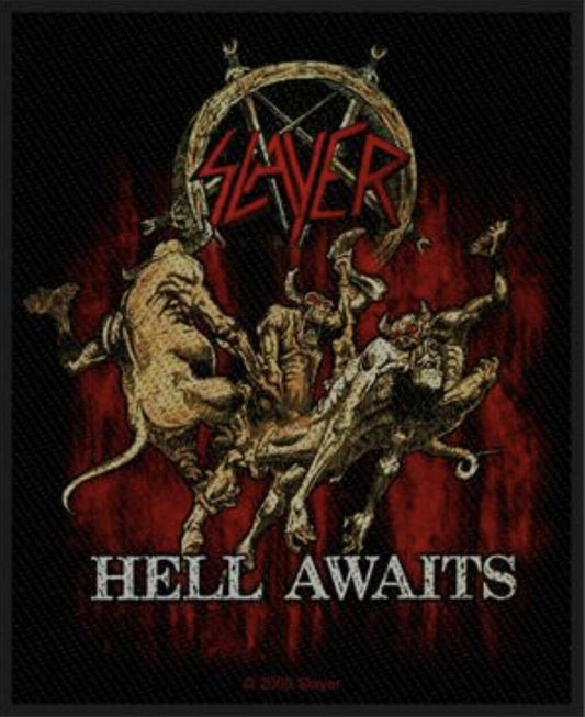 Slayer Hell Awaits Woven Patch S003P