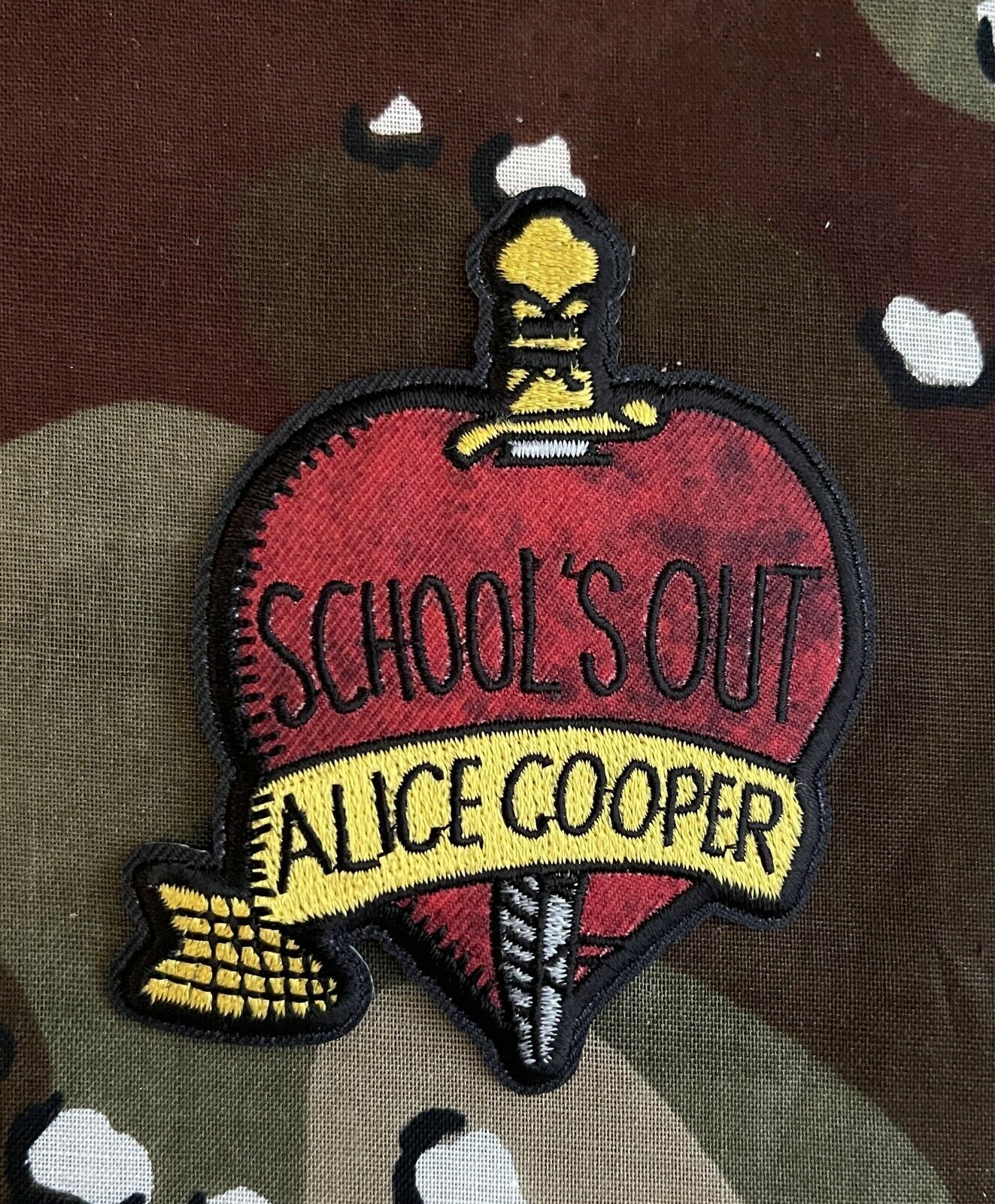 Alice Cooper School's Out Embroidered Patch A091P