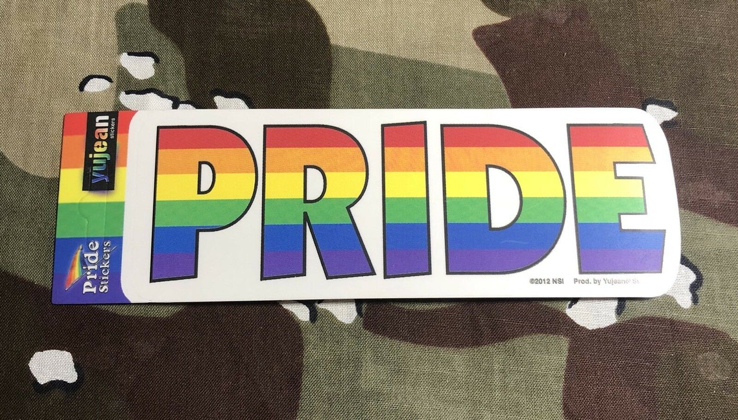 Pride Rainbow Flag LGBTQ Sticker P004S