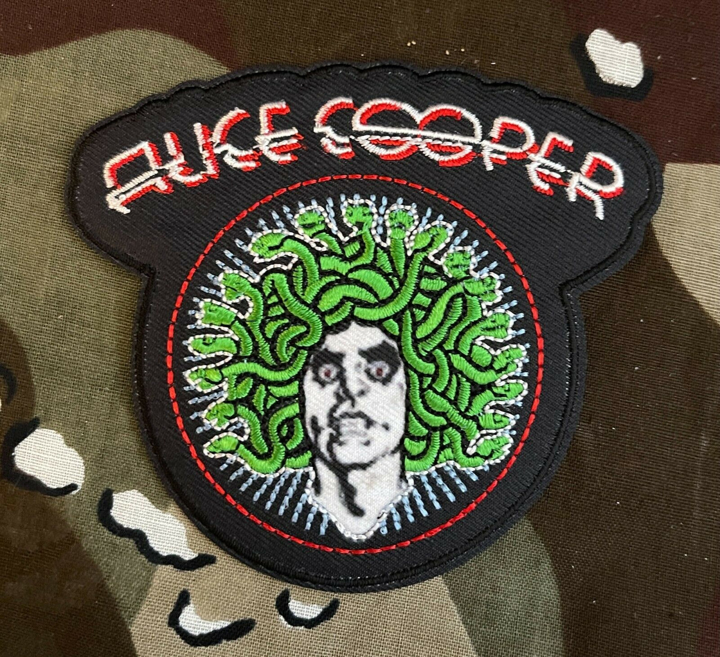 Alice Cooper Medusa Embroidered Patch A090P