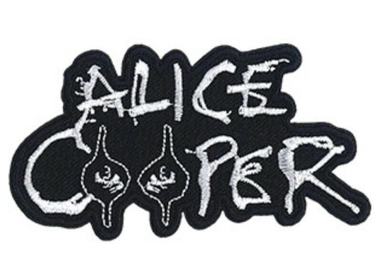 Alice Cooper Logo Embroidered Patch A093P