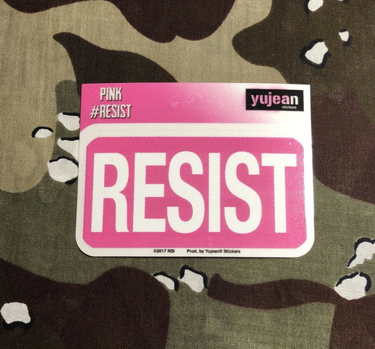 Resist Feminist Pink Sticker R001S