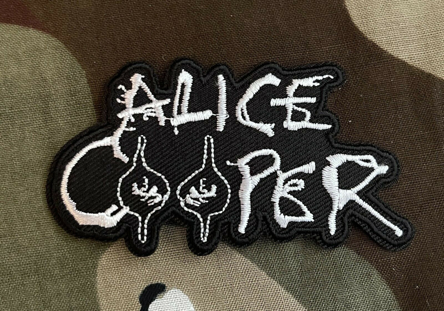 Alice Cooper Logo Embroidered Patch A093P