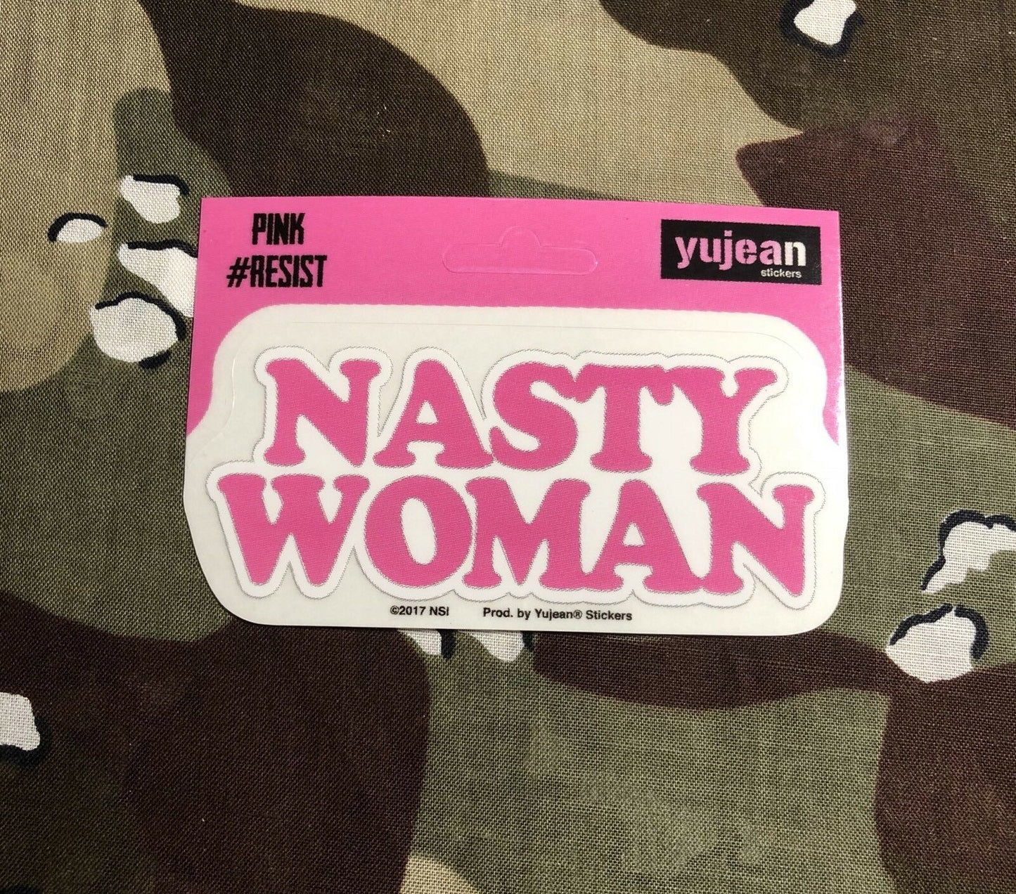 Nasty Woman Feminist Sticker N002S