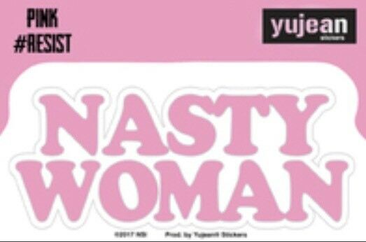 Nasty Woman Feminist Sticker N002S