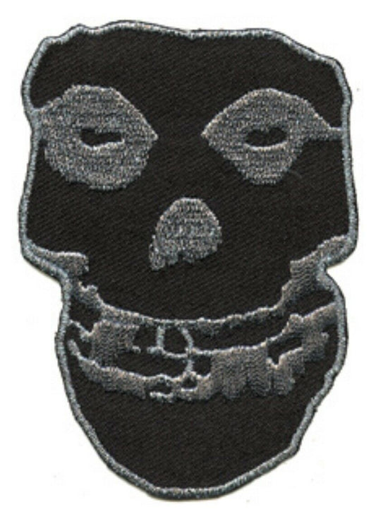 Misfits Black/Silver Embroidered Back Patch M109P