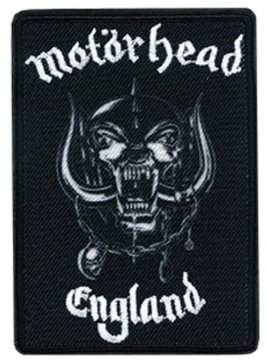 Motorhead England Embroidered Patch M096P  Ramones Black Flag