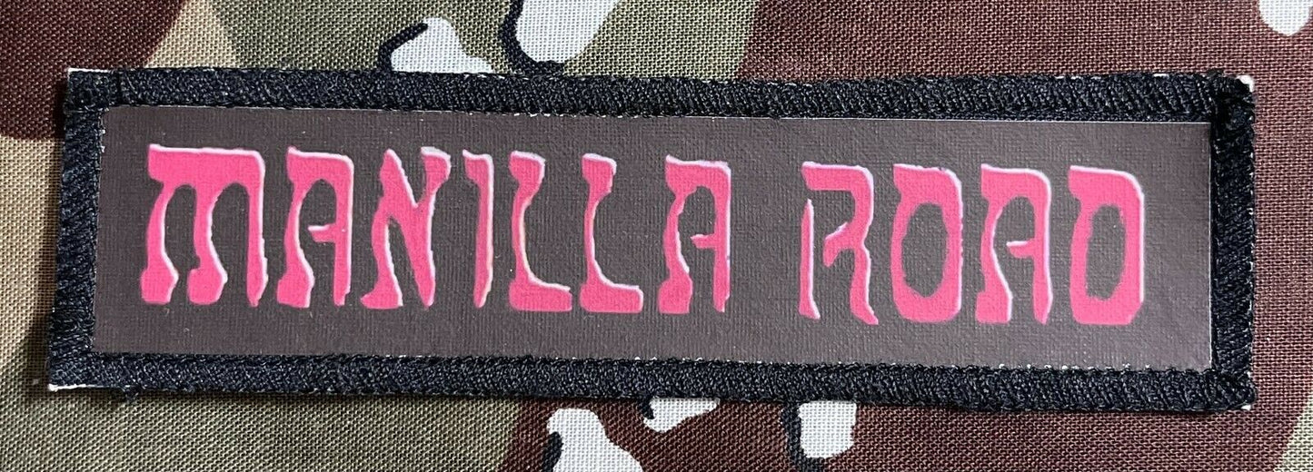 Manilla Road Logo Sublimated Printed Patch Heavy Metal