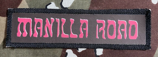 Manilla Road Logo Sublimated Printed Patch Heavy Metal