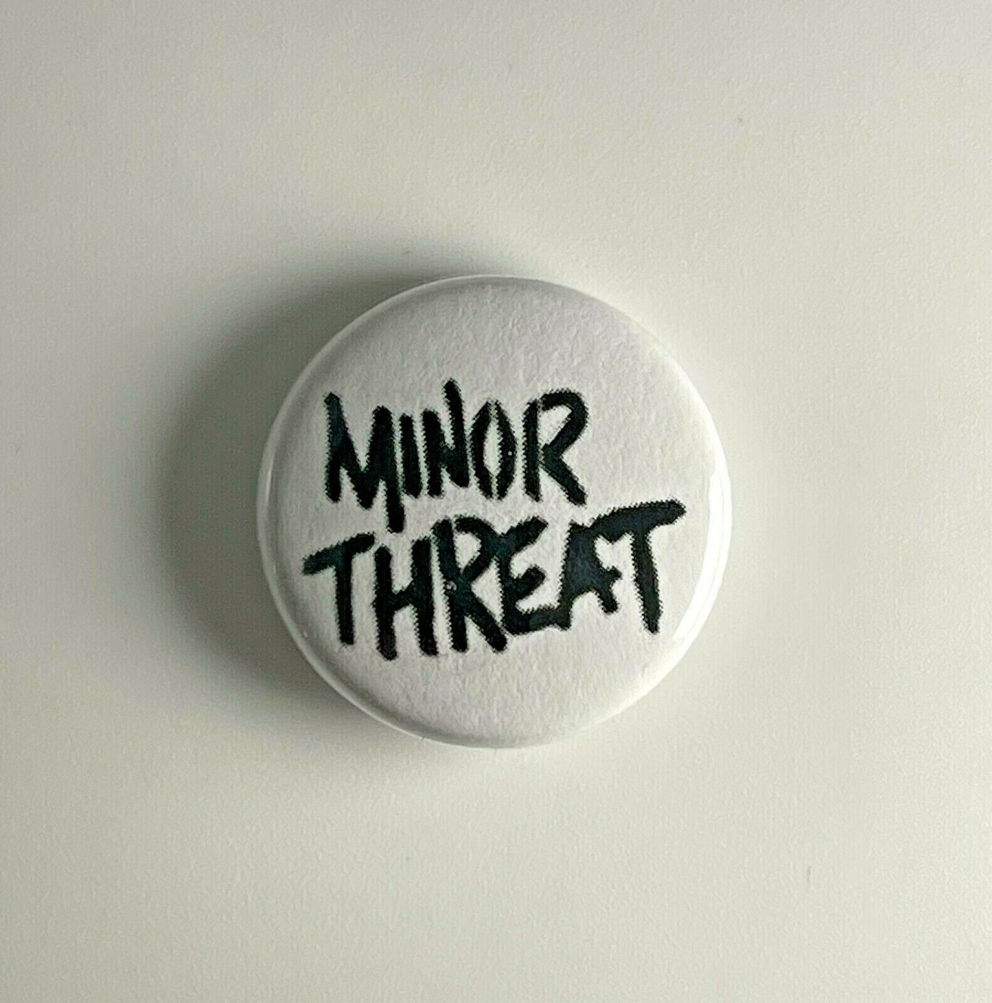 Minor Threat 1” Button M001B Pin Badge