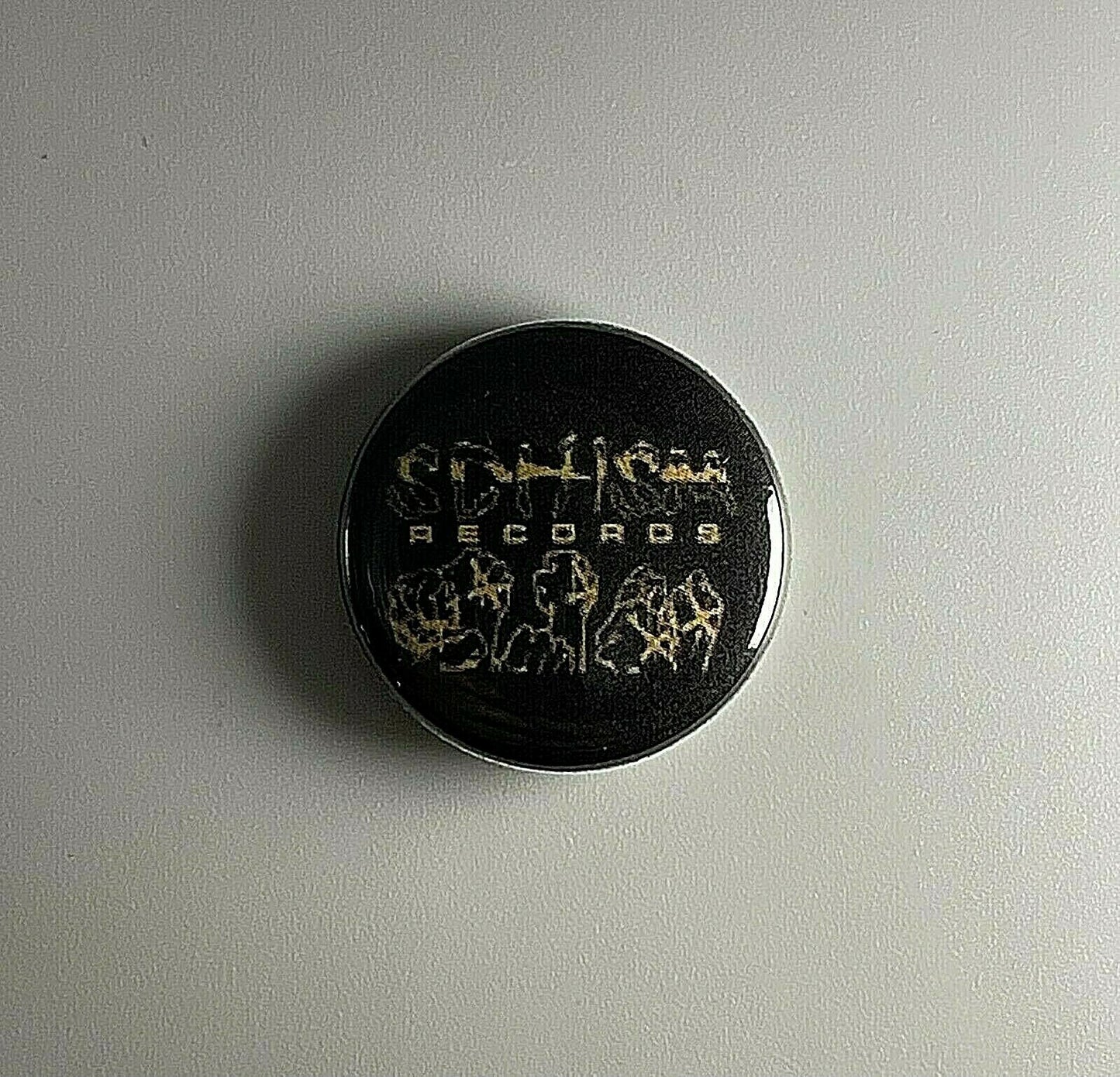 Schism Records Straight Edge 1” Button S013B Badge Pin