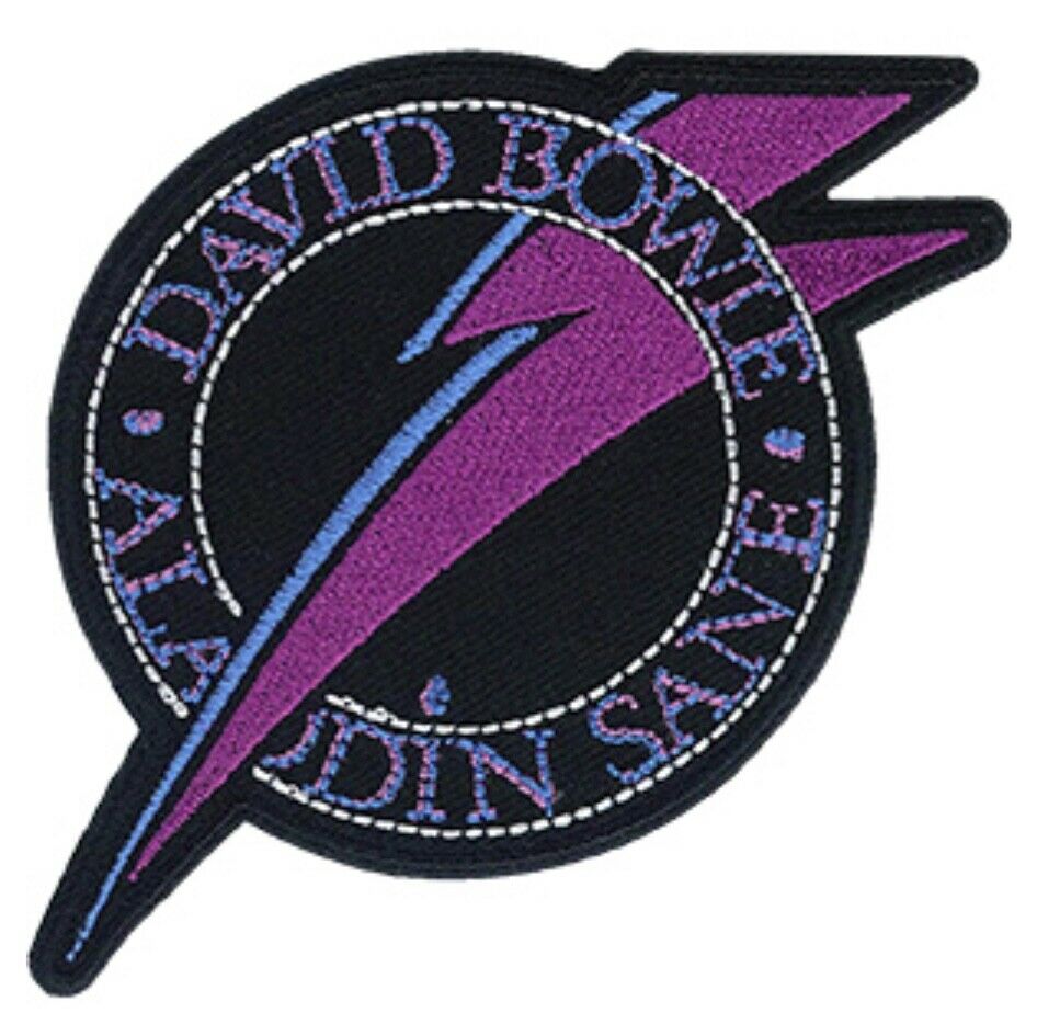 David Bowie Aladdin Sane Embroidered Patch B066P