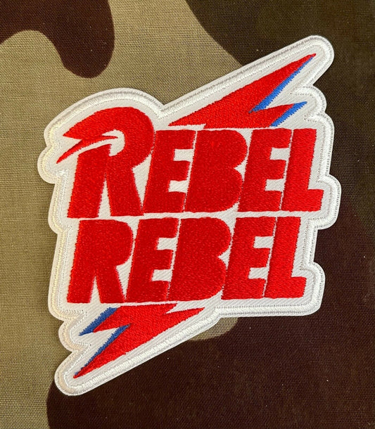 David Bowie Rebel Rebel Embroidered Patch B070P