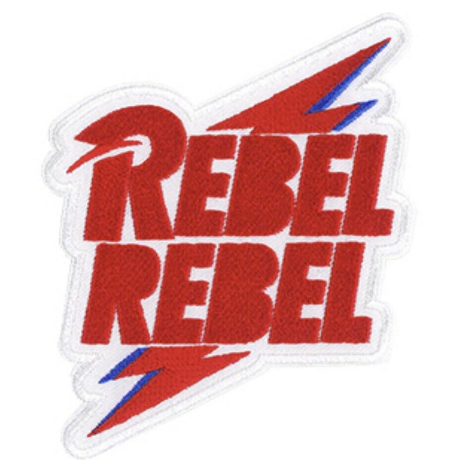 David Bowie Rebel Rebel Embroidered Patch B070P