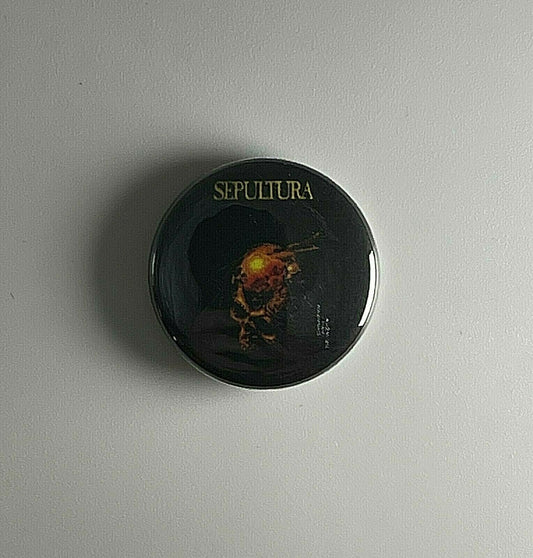 Sepultura Beneath The Remains 1" Button S027B Badge Pin