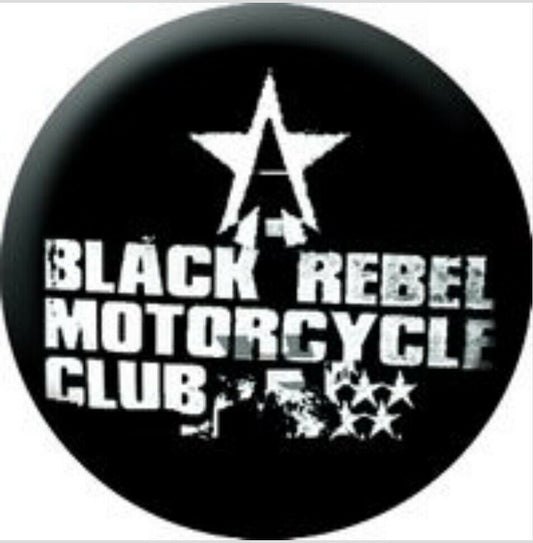 Black Rebel Motorcycle Club 1" Button B014B Badge Pin