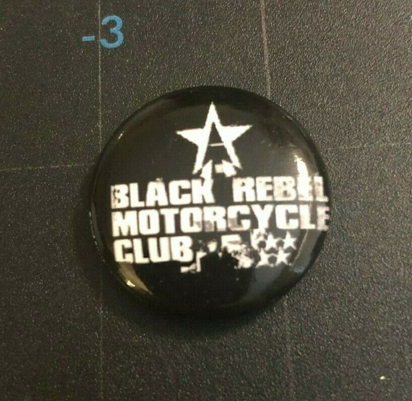 Black Rebel Motorcycle Club 1" Button B014B Badge Pin