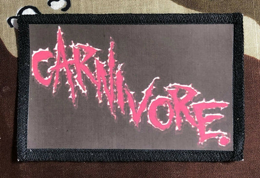 Carnivore Thrash Metal Logo Sublimated Printed Patch C061P