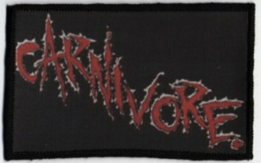 Carnivore Thrash Metal Logo Sublimated Printed Patch C061P