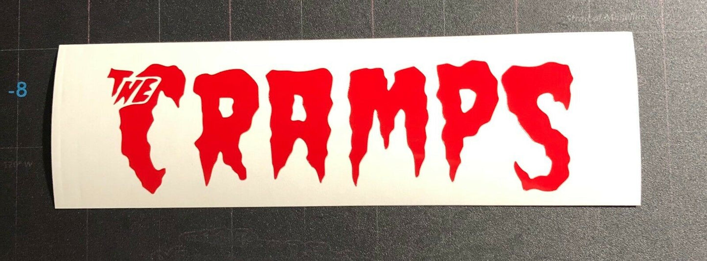 The Cramps Vinyl Transfer Rub On Sticker C006S