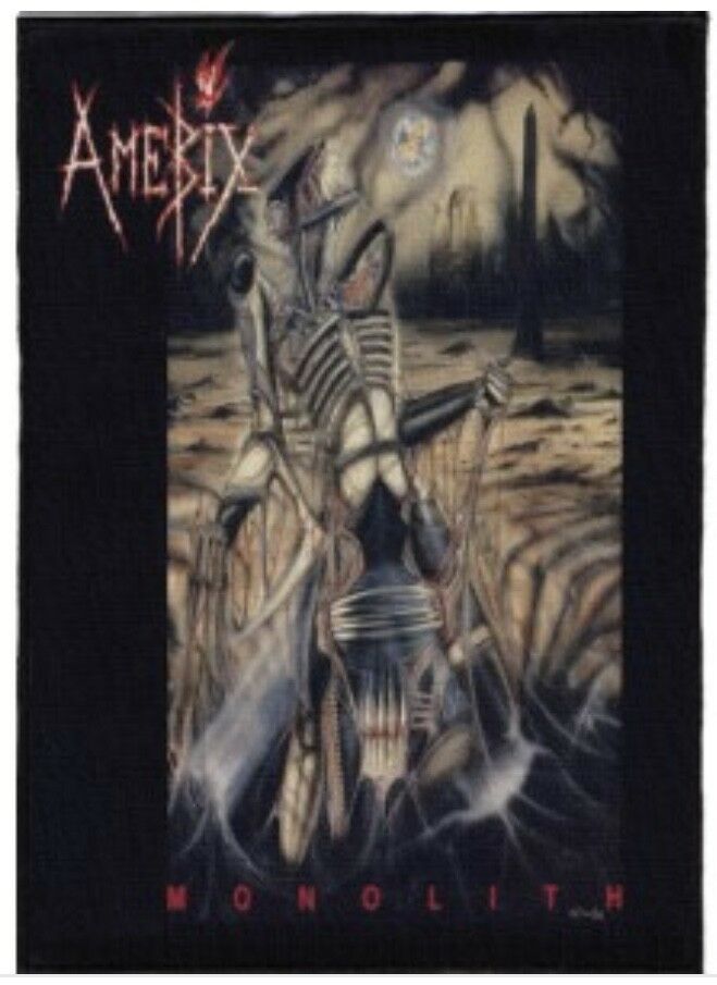 Amebix Monolith Medium Sublimated Printed Back Patch A060P