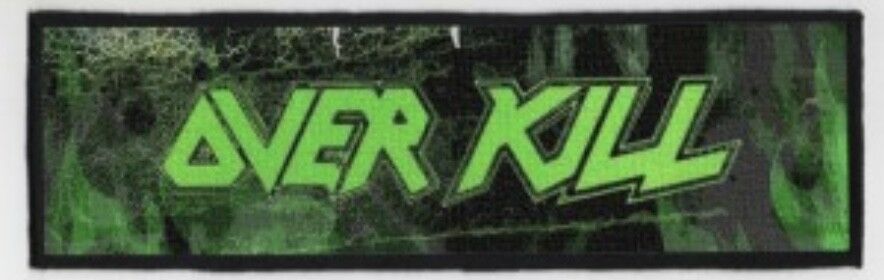 Over Kill Logo Large Super Strip Sublimated Printed Patch O007P