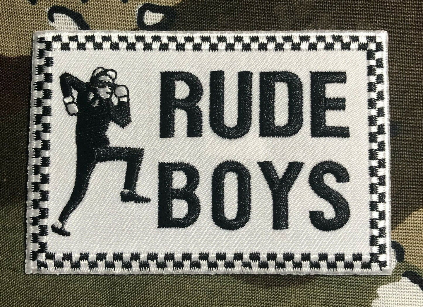 Rude Boy Ska Mod Embroidered Patch R025P