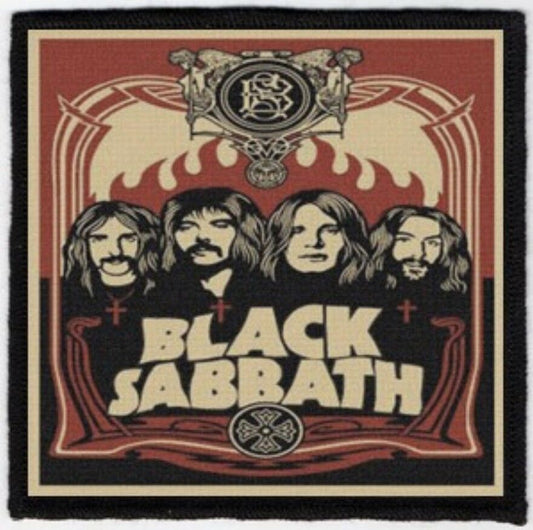 Black Sabbath Band Portrait Sublimated Printed Patch B034P