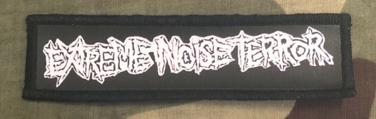 Extreme Noise Terror Crust Punk Logo Printed Patch E020P