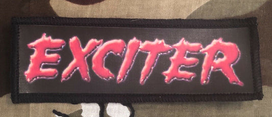 Exciter Logo Sublimated Printed Patch E018P