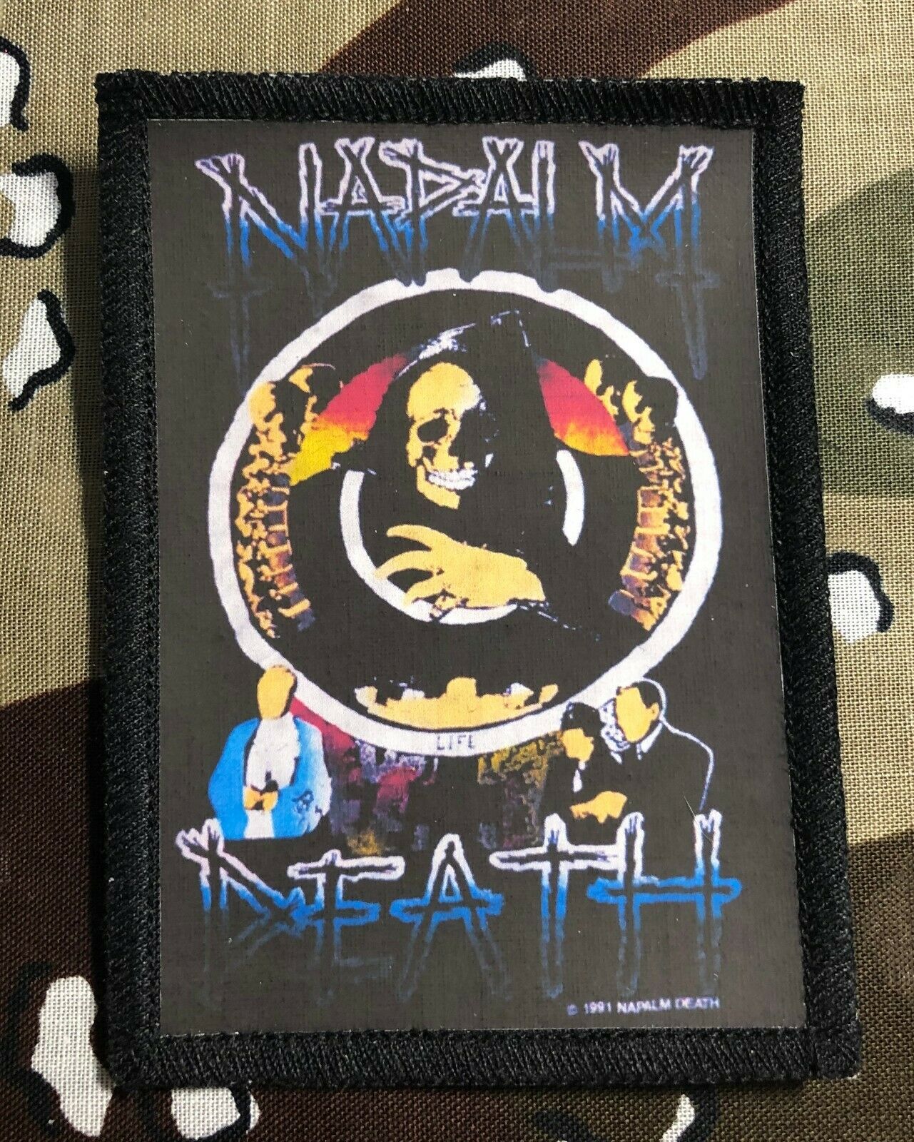 Napalm Death Life? Color Sublimated Printed Patch N020P