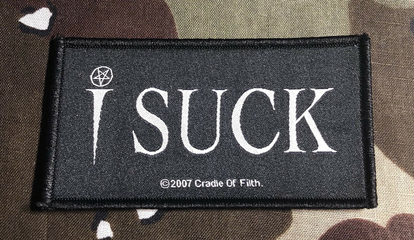 Cradle Of Filth I Suck Woven Patch C018P