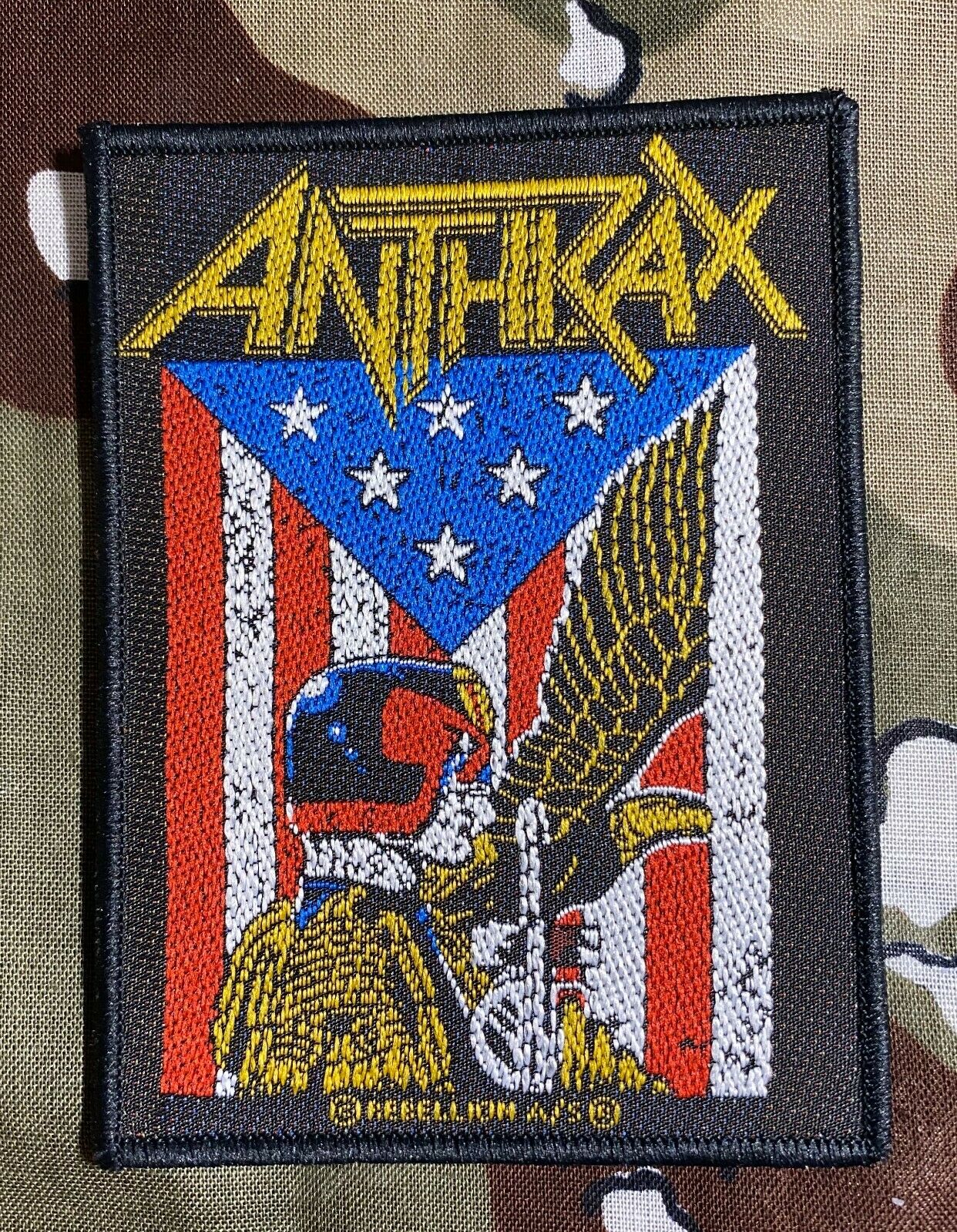 Anthrax Judge Dredd Woven Patch A089P