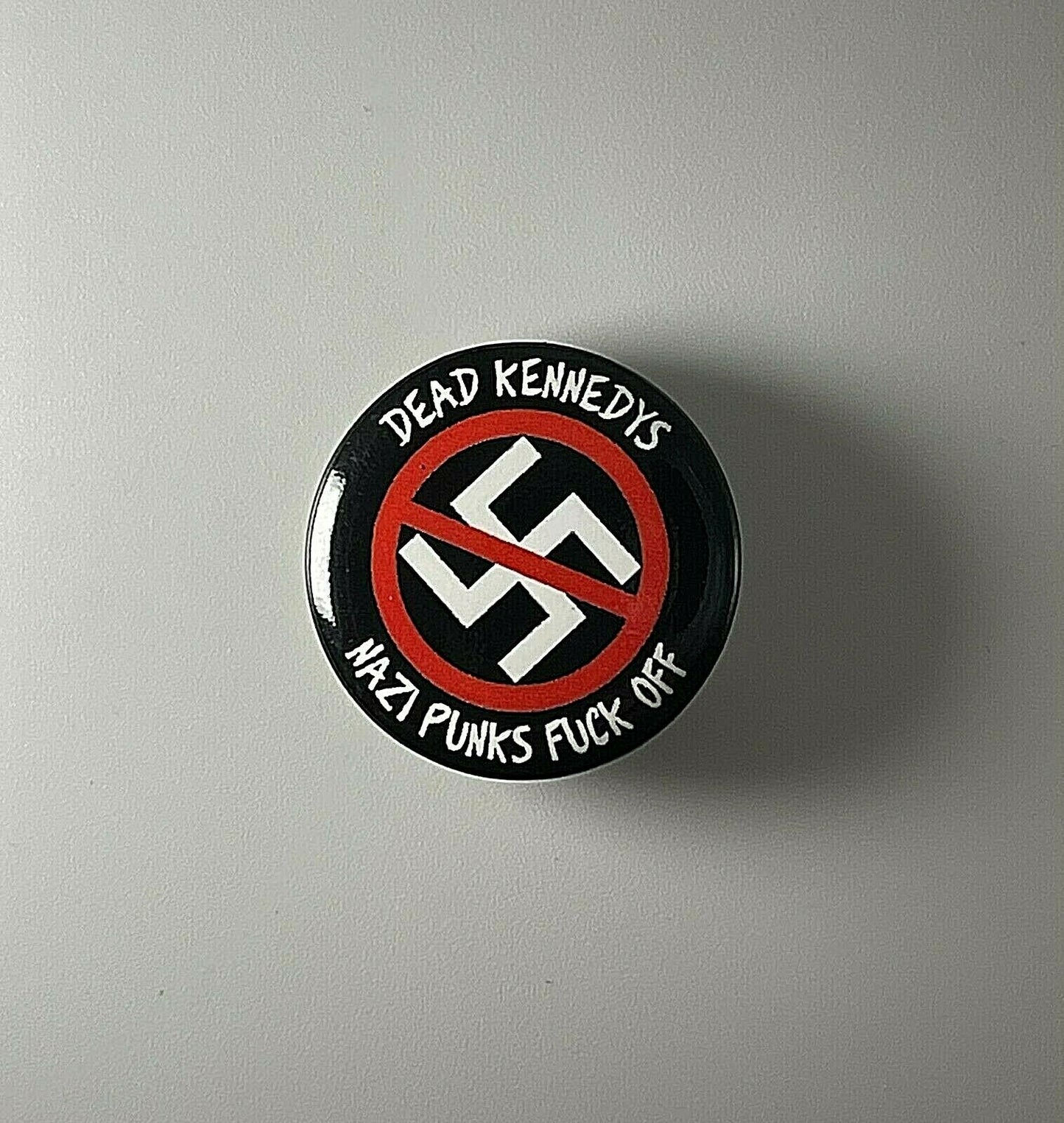 Dead Kennedys N*zi Punks F*ck Off 1.25" Button D003B125 Badge Pin