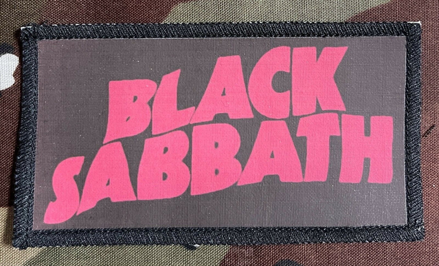 Black Sabbath Logo Printed Patch Heavy Metal