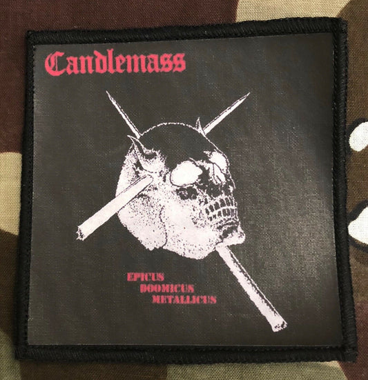 Candlemass Epicus Doomicus Metallicus Sublimated Printed Patch C033P