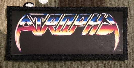 Atrophy Thrash Metal Logo Sublimated Printed Patch A053P