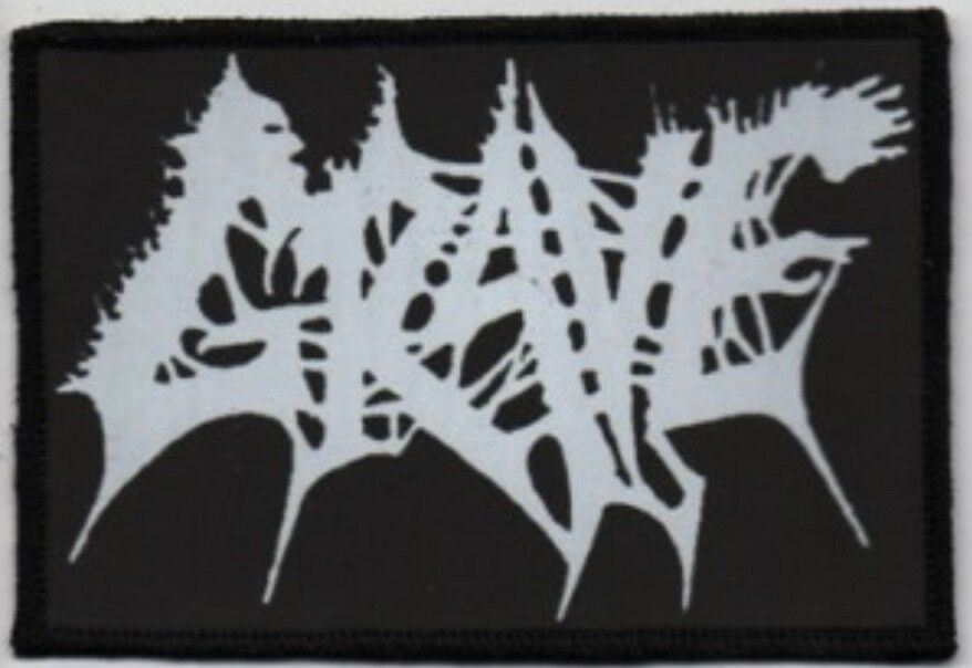 Grave Logo Death Metal Sublimated  Printed Patch G022P