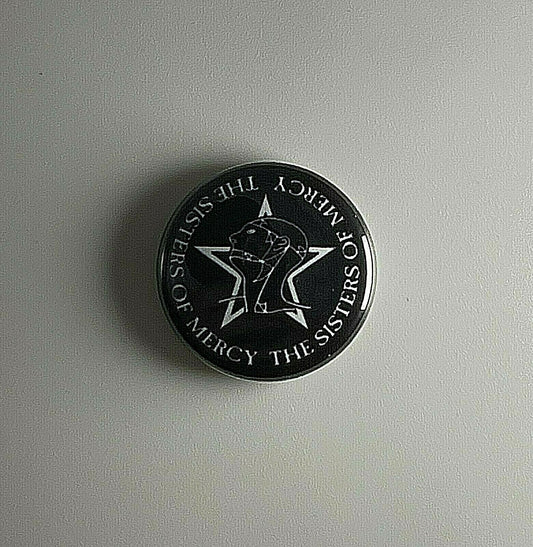 The Sisters Of Mercy 1” Button S040B Pin Badge