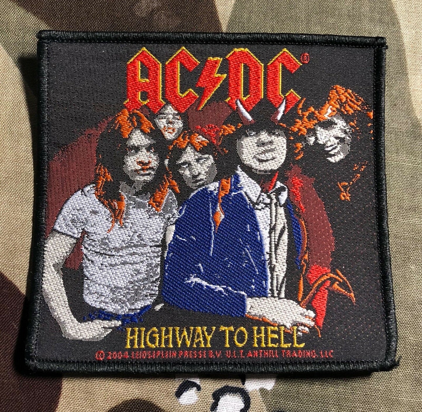 AC/DC Highway To Hell Woven Patch A065P