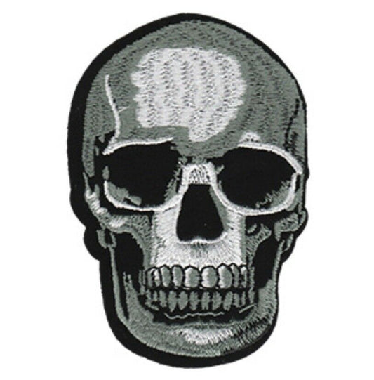 Skull Realistic Embroidered Patch S030P