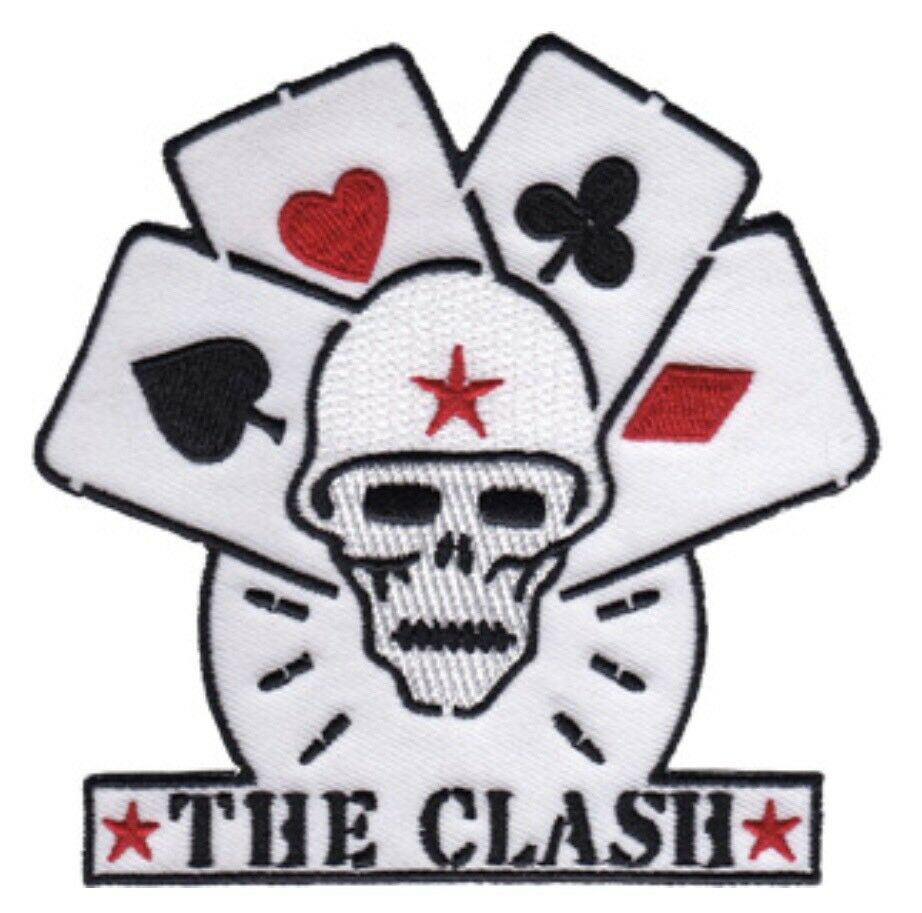 The Clash Skull Embroidered Patch C013P