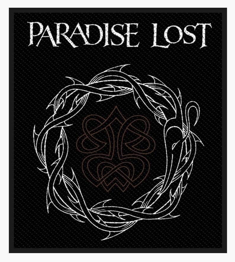 Paradise Lost Crown Of Thorns Woven Patch P024P