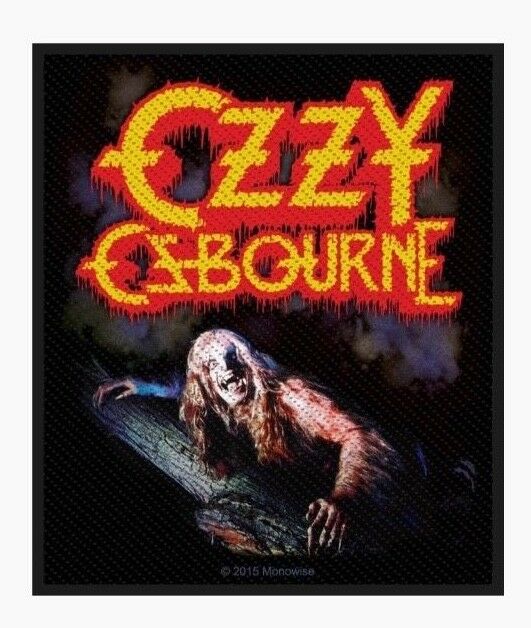 Ozzy Osbourne Bark At The Moon Woven Patch O012P