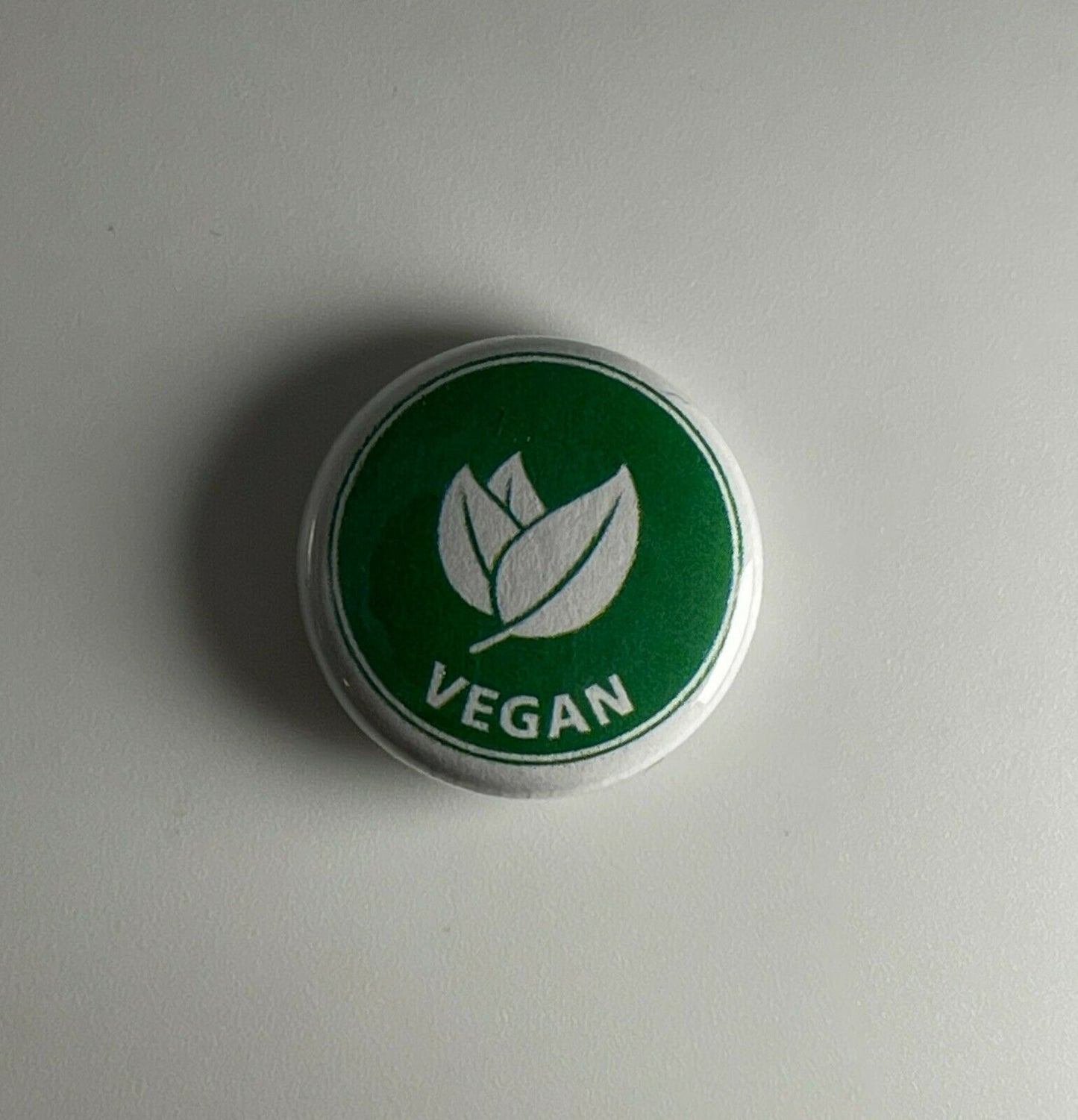 Vegan 1” Button V004B Vegetarian Animal Rights Pin Badge