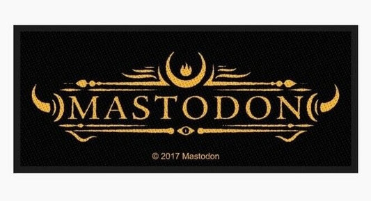 Mastodon Logo Woven Patch M068P