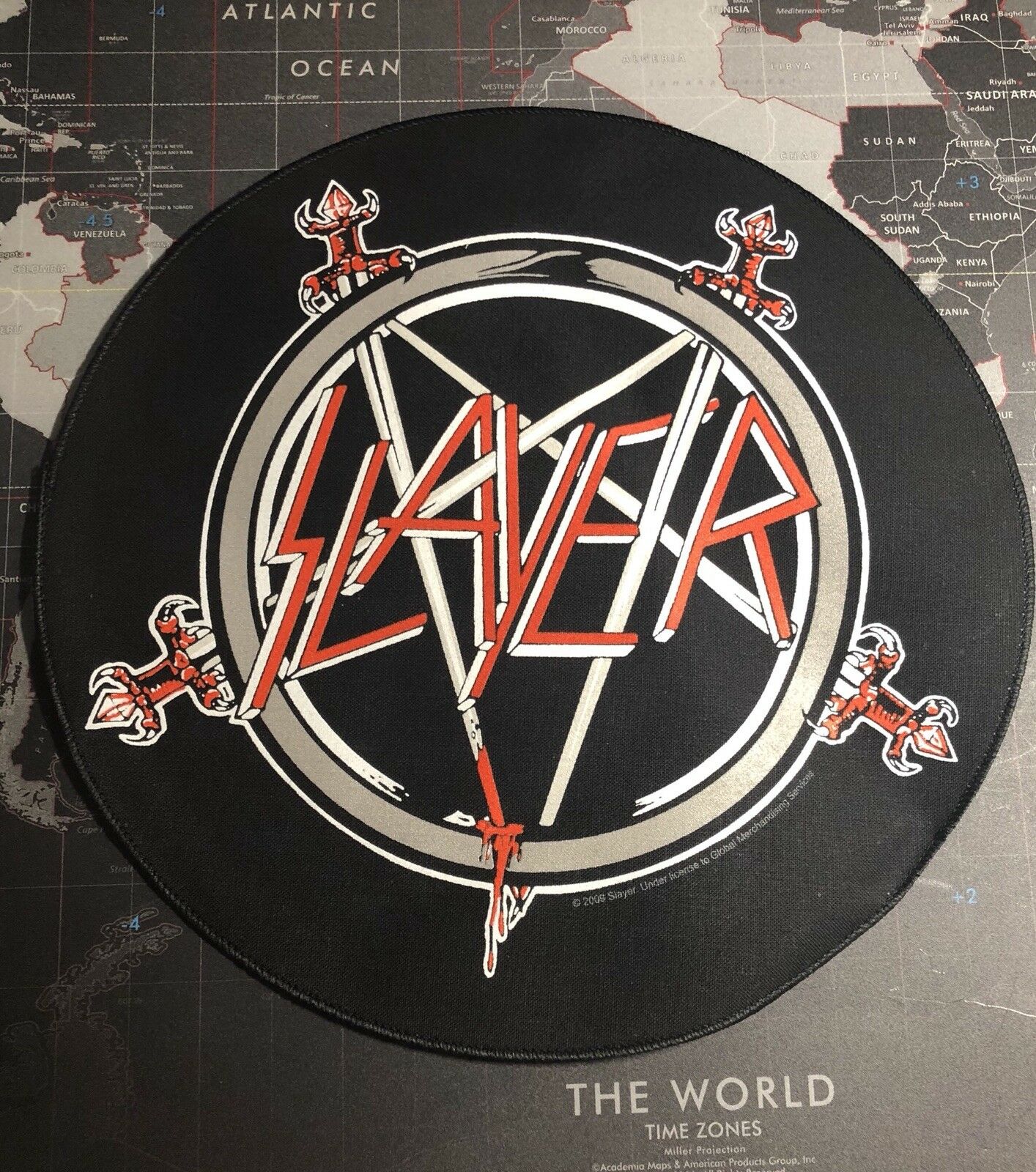 Slayer Pentagram Printed Back Patch S022P