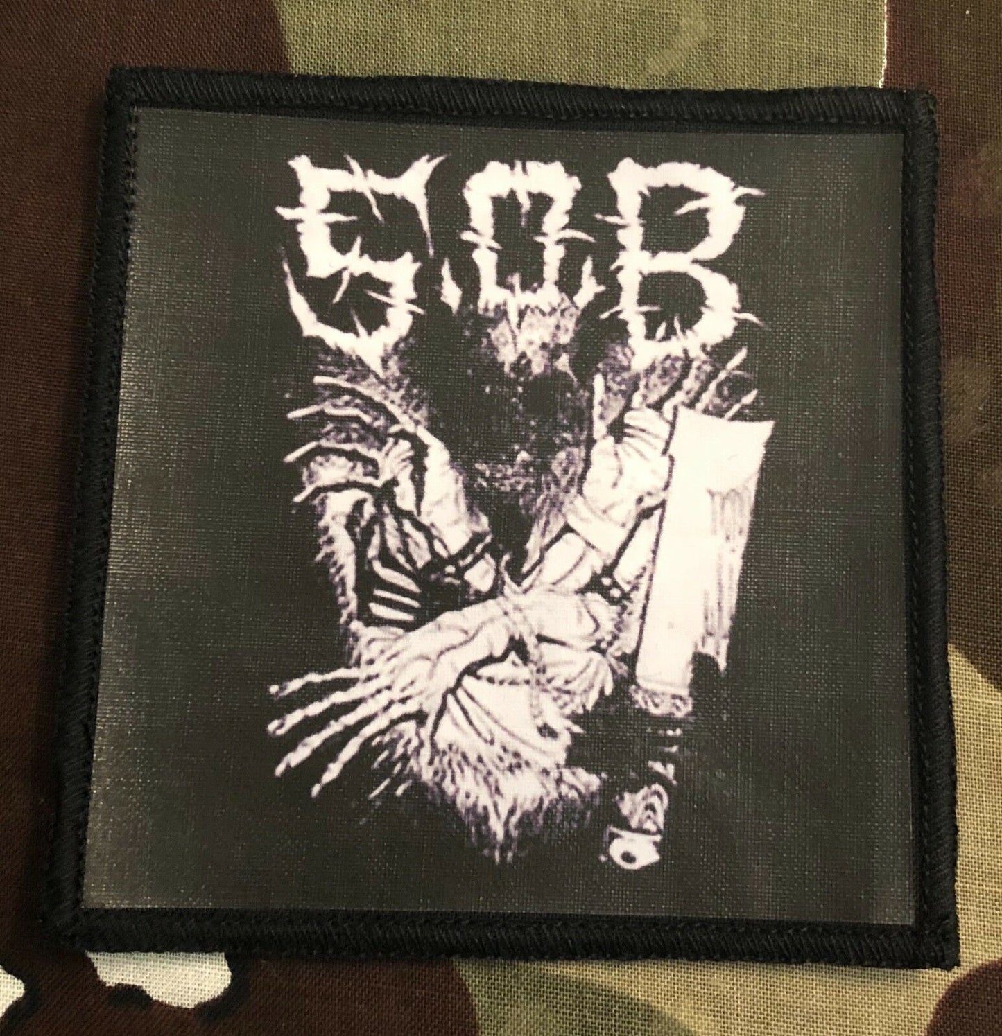 SOB S.O.B. Sublimated Printed Patch S047P