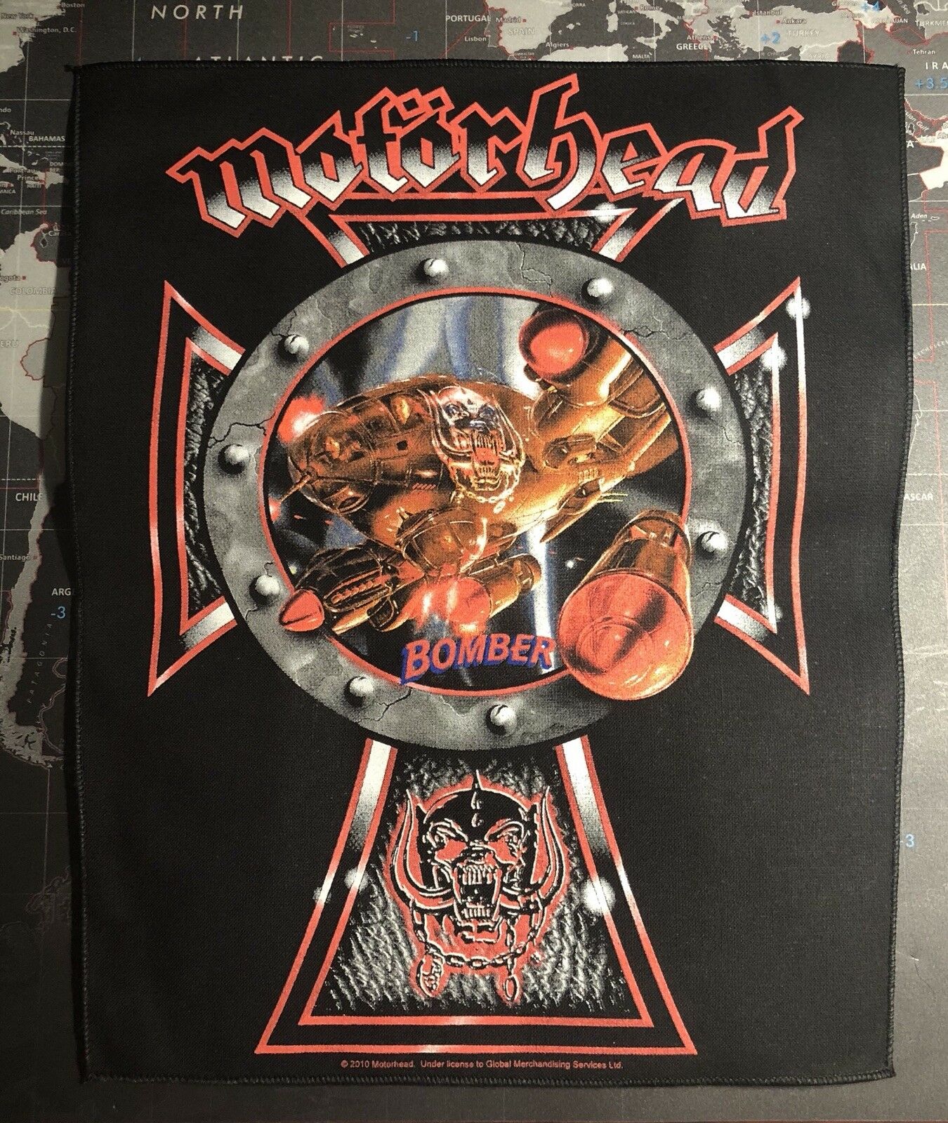 Motorhead Bomber Back Patch M013P