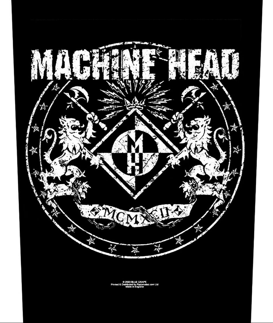 Machine Head Printed Back Patch M089P